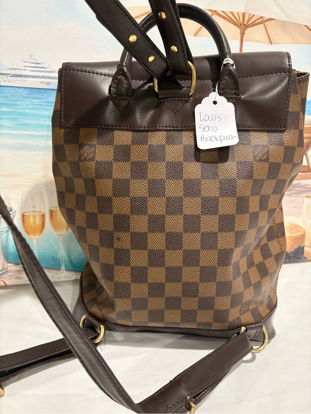 Authentic Louis Vuitton Soho Backpack w/ certificate - Picture 15 of 16